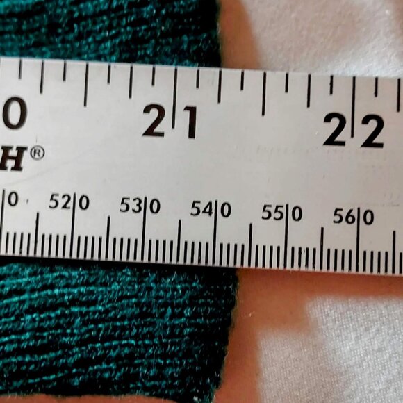 Vintage Womans Sweater Bee by Banff Hunter Green Sz S Turdle Neck Long Sleeves - Picture 8 of 8